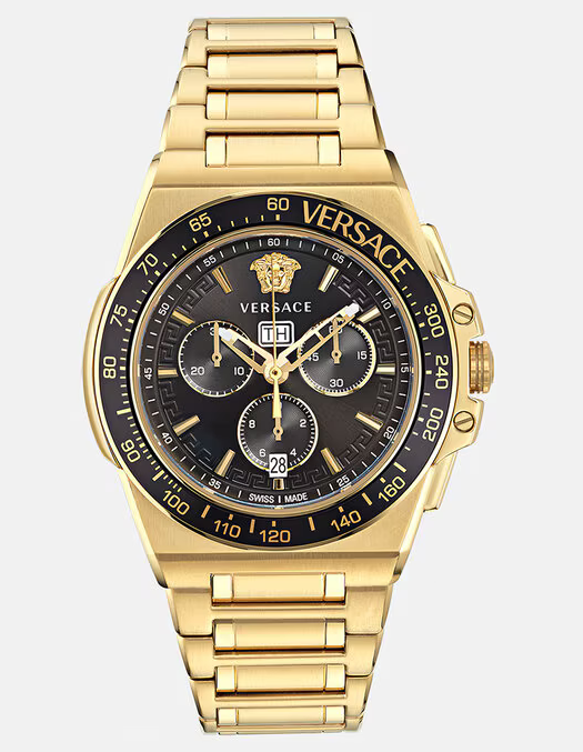 Review Fake Versace Greca Extreme Chrono Watch PVE7H006-P0023 luxury watch